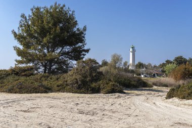 Possidi Cape 'de Famous Beach, Kassandra Yarımadası, Halkidiki, Orta Makedonya, Yunanistan