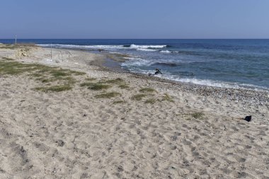 Possidi Cape 'de Famous Beach, Kassandra Yarımadası, Halkidiki, Orta Makedonya, Yunanistan