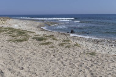 Possidi Cape 'de Famous Beach, Kassandra Yarımadası, Halkidiki, Orta Makedonya, Yunanistan
