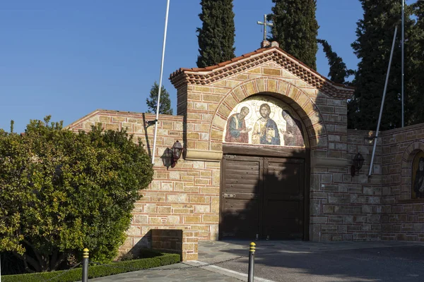 Souroti Griechenland März 2019 Aussenansicht Des Klosters Souroti Des Heiligen — Stockfoto