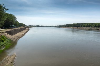 Meriç Nehri Edirne şehrinden geçerken, Doğu Trakya, Türkiye