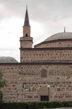 Yambol, Bulgaristan - 3 Mayıs 2008: Bulgaristan 'ın Yambol kentinde inşa ve sokak