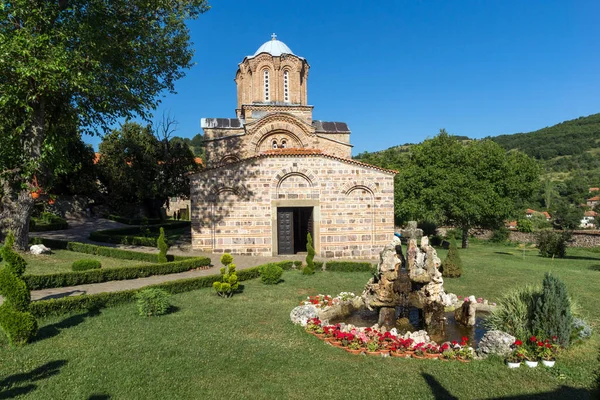 Lesnovo Klooster Noord Macedonië Juli 2018 Zonsondergang Uitzicht Lesnovo Klooster — Stockfoto