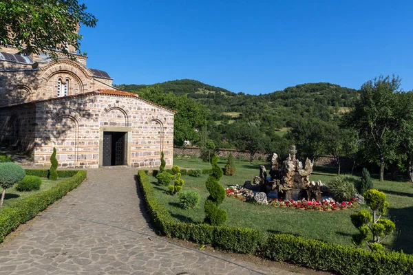 Lesnovo Klooster Noord Macedonië Juli 2018 Zonsondergang Uitzicht Lesnovo Klooster — Stockfoto