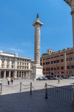 Roma, İtalya - 23 Haziran 2017: Palazzo Chigi'nin Roma şehrinde muhteşem manzarası, İtalya