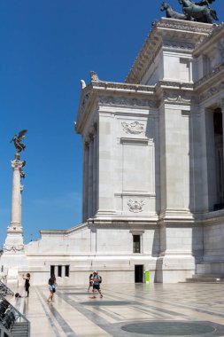 Rome, İtalya - 23 Haziran 2017: vatan - Altare della Victor Emmanuel II Roma şehir, İtalya'nın Ulusal Anıtı bilinen Patria, Altar görünümünü şaşırtıcı