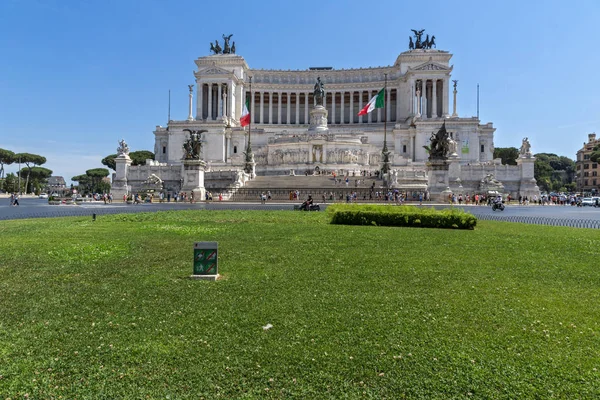 Рим Италия Июня 2017 Удивительный Вид Алтарь Отечества Altare Della — стоковое фото