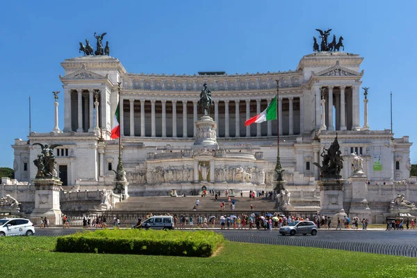 Rome Italy June 2017 Amazing View Altar Fatherland Altare Della — Stock Photo, Image