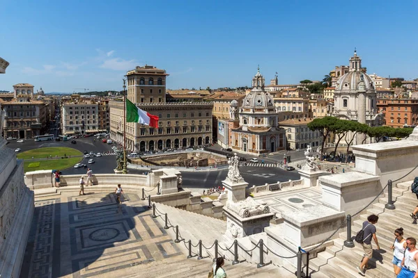 Roma Italia Giugno 2017 Veduta Panoramica Della Città Roma Dal — Foto Stock