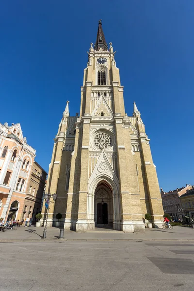 Novi Sad Vojvodina Serbia Noviembre 2018 Catedral Católica Nombre Iglesia — Foto de Stock