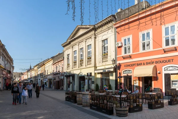 Novi Sad Vojvodina Serbia Novembro 2018 Edifícios Típicos Centro Cidade — Fotografia de Stock