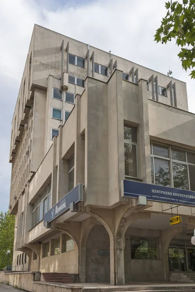 Silistra Bulgaria Mayo 2008 Edificio Calle Centro Ciudad Dobrich Bulgaria — Foto de Stock