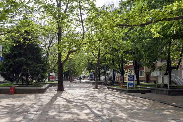 Silistra Bulgária Maio 2008 Edifício Rua Centro Cidade Dobrich Bulgária — Fotografia de Stock