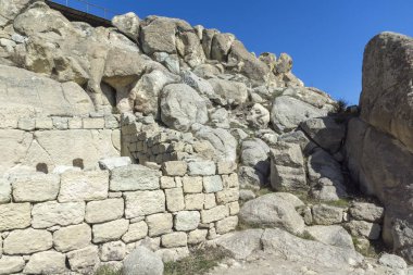 Antik sığınak şehri Perperikon harabeleri, Kardzhali bölgesi, Bulgaristan