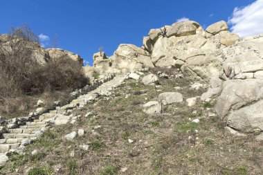 Antik sığınak şehri Perperikon harabeleri, Kardzhali bölgesi, Bulgaristan