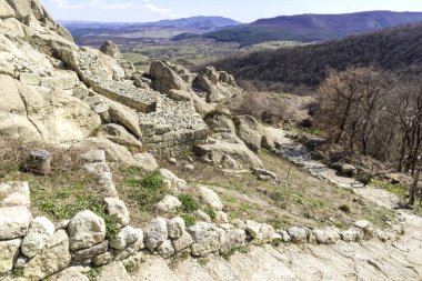 Antik sığınak şehri Perperikon harabeleri, Kardzhali bölgesi, Bulgaristan