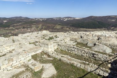 Antik sığınak şehri Perperikon harabeleri, Kardzhali bölgesi, Bulgaristan
