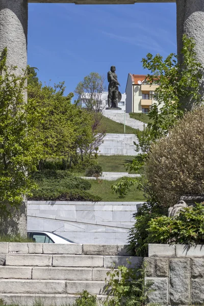 Sandanski Bulgaria Abril 2019 Monumento Gladiador Tracio Espartaco Ciudad Sandanski — Foto de Stock