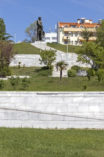 Sandanski Bulgaria April 2019 Monument Thracian Gladiator Spartacus Town Sandanski — Stock Photo, Image