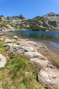 Valyavishko Gölü, Pirin Dağı, Bulgaristan ile muhteşem manzara