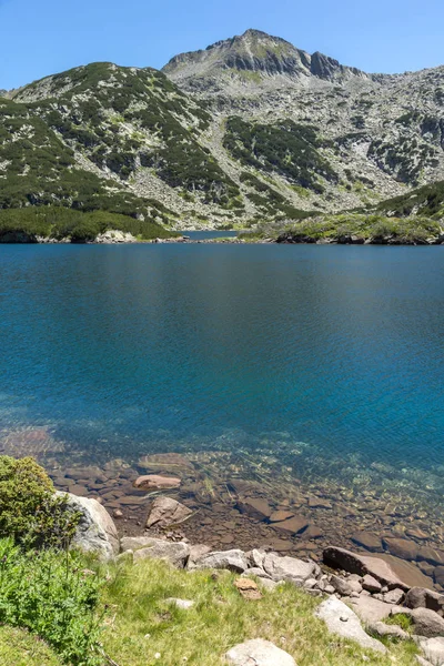 Peisaj Uimitor Lacul Valyavishko Muntele Pirin Bulgaria — Fotografie, imagine de stoc