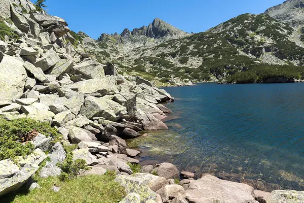 Pemandangan Menakjubkan Dengan Danau Valyavishko Pirin Mountain Bulgaria — Stok Foto