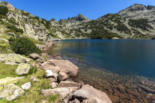 Paesaggio Incredibile Con Lago Valyavishko Pirin Mountain Bulgaria — Foto Stock