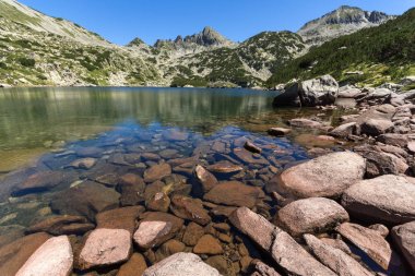 Valyavishko Gölü, Pirin Dağı, Bulgaristan ile muhteşem manzara