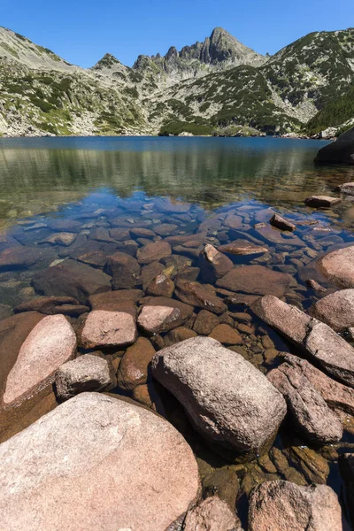 Valyavishko Gölü Pirin Dağı Bulgaristan Ile Muhteşem Manzara — Stok fotoğraf