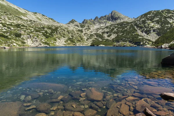 Paesaggio Incredibile Con Lago Valyavishko Pirin Mountain Bulgaria — Foto Stock