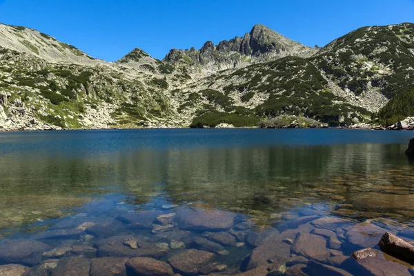 Fantastiska Landskap Med Valyavishko Sjö Berget Pirin Bulgarien — Stockfoto