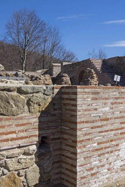 Lämningar Antik Romersk Fästning Trajans Port Sofia Regionen Bulgarien — Stockfoto