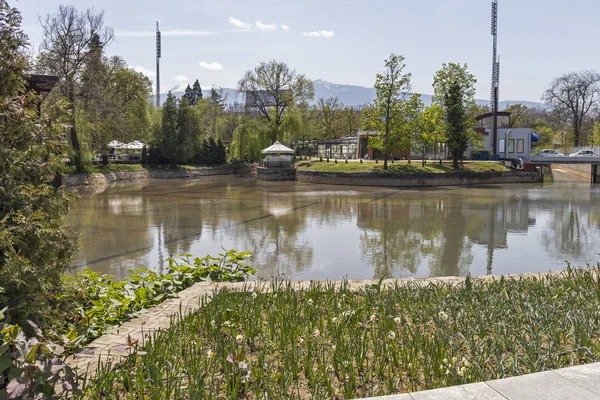 Sofia Bulgária Április 2019 Ariana Lake Borisova Gradina Boris Garden — Stock Fotó