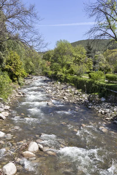 サンダンスキー ブルガリア 2019年4月29日 サンダンスカ ビストリサ川がブルガリアのサンダンスキーの町を通過 — ストック写真