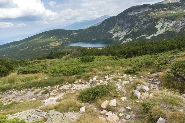 Summer landscape with The Trefoil lake at The Seven Rila Lakes, Rila Mountain, Bulgaria