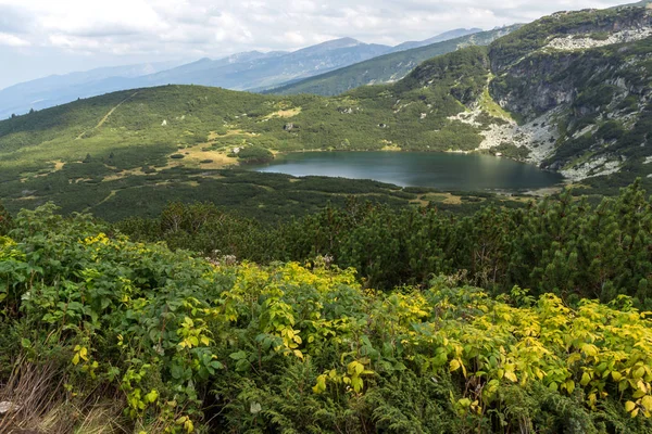 Літній Ландшафт Озером Трез Семи Рильських Озерах Гора Ріла Болгарія — стокове фото