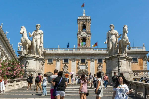 Рим Италия Июня 2017 Года Панорама Капитолийских Музеев Городе Рим — стоковое фото