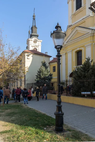 Sremski Karlovci Vojvodina Servië November 2018 Orthodox Nicholas Cathedral Church — Stockfoto