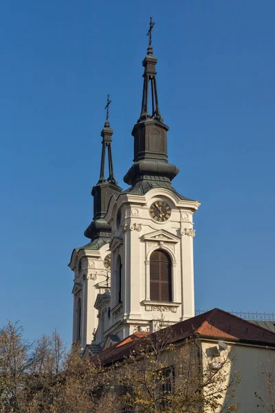 Sremski Karlovci Vojvodina Sérvia Novembro 2018 Igreja Ortodoxa Catedral São — Fotografia de Stock