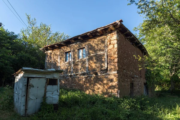Лесново Північна Македонія Липня 2018 Старі Будинки Селі Ленове Горі — стокове фото