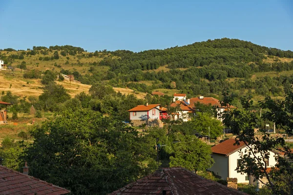 Lesnovo Macedonia Del Nord Luglio 2018 Vecchie Case Nel Villaggio — Foto Stock