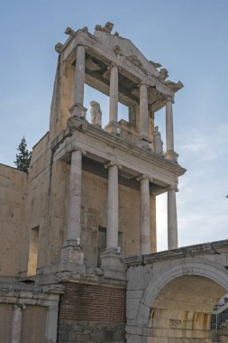 Bulgaristan'ın Plovdiv kentindeki Philippopolis Antik Roma tiyatrosunun kalıntıları