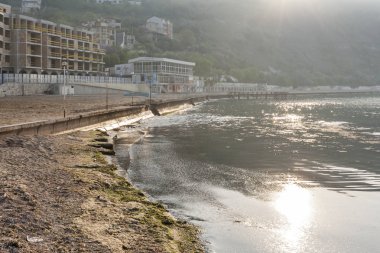 Kavarna, Bulgaristan - 2 Mayıs 2008: Kavarna kasabasının panoraması, Dobrich Bölgesi, Bulgaristan