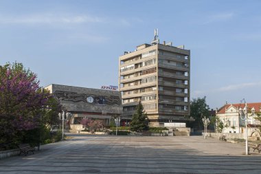 Kavarna, Bulgaristan - 2 Mayıs 2008: Kavarna kasabasının panoraması, Dobrich Bölgesi, Bulgaristan