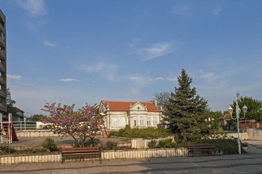 Kavarna, Bulgaristan - 2 Mayıs 2008: Kavarna kasabasının panoraması, Dobrich Bölgesi, Bulgaristan