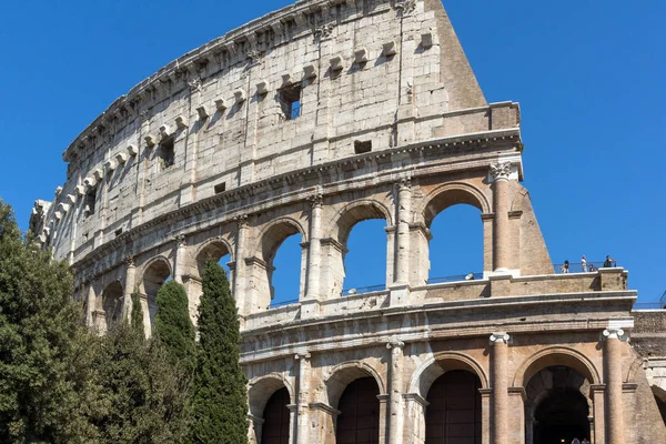 Rome Olaszország June 2017 Colosseum Építése Róma Városában Olaszország — Stock Fotó