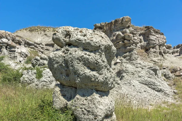 Пейзаж Образованием Скалы Каменные Куклы Куклицы Недалеко Города Кратово Республика — стоковое фото