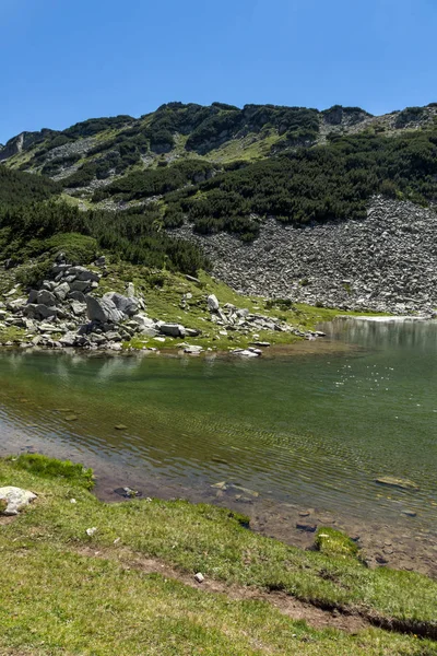 Amazing Landscape Prevalski Lakes Mozgovishka Pass Pirin Mountain Bulgaria — Stock Photo, Image