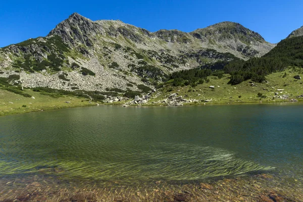 Amazing Landscape Prevalski Lakes Mozgovishka Pass Pirin Mountain Bulgaria — Stock Photo, Image