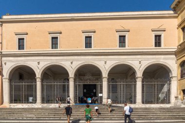Roma, İtalya - 23 Haziran 2017: Dışında görüntülemek, Aziz Peter Kilisesi zincirleri (San Pietro in Vincoli) Roma, İtalya